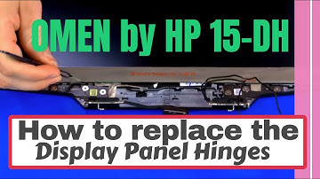 How to replace the Display Panel Hinges for OMEN by HP 15-dh Series Gaming Laptop