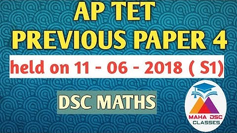 aptet previous papers: maths question