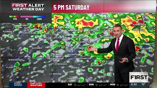 First Alert Forecast: Stormy pattern stays likely through the weekend