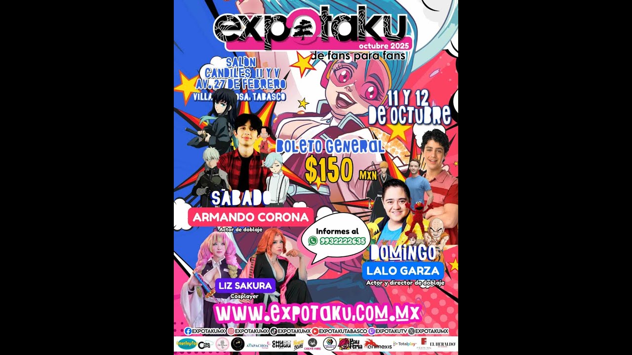 Armando Corona en la Expotaku KimetsuBall Daima: Parte 1 ; Sábado 11/10/2025