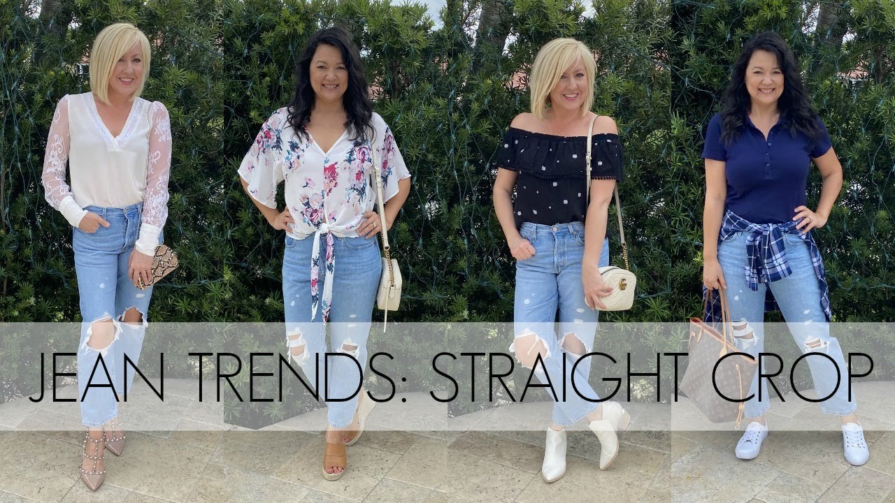 cropped jeans trend