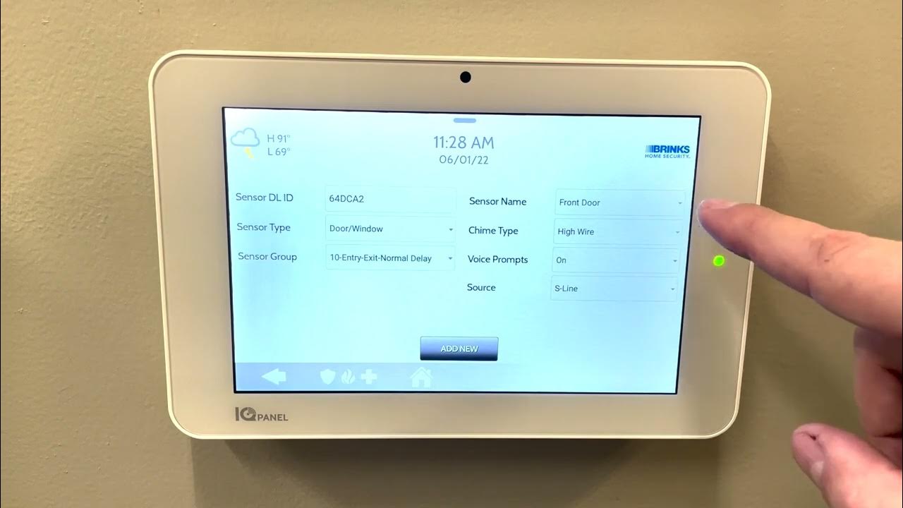 Brinks Home Door/Window Contact Sensor (Qolsys QS1135840