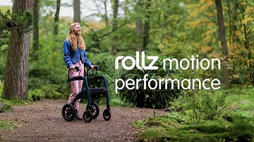 Rollz Motion Performance - The all-terrain rollator and wheelchair combo with air tires