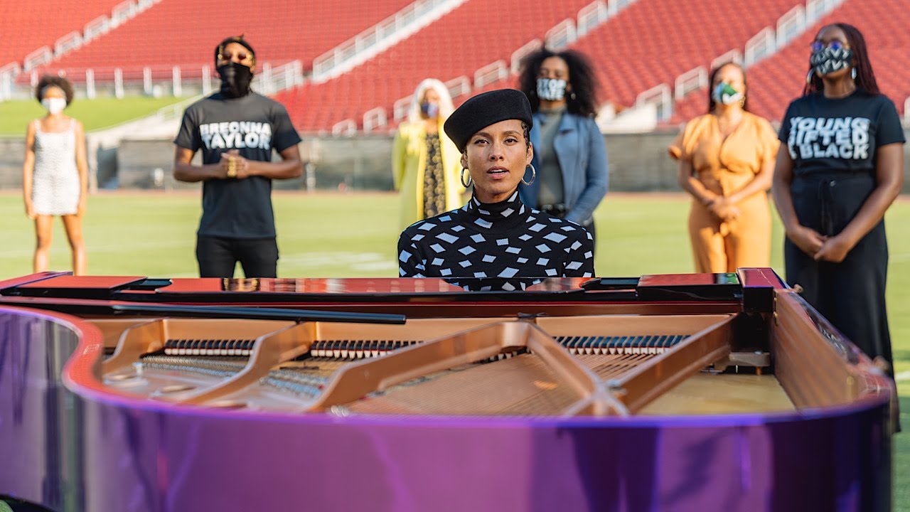 Alicia Keys Lift Every Voice and Sing Behind The Scenes YouTube