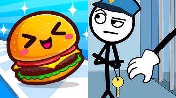 Thief Puzzle Vs Food Run Satisfying ASMR Gameplay (Android,ios) (New Update)