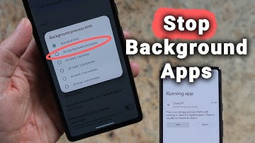 [Android] STOP Apps Running in Background