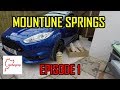 FIESTA ST Mountune springs fitted and driven. nurburgring prep