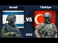 İsrael vs Türkiye military power comparison 2022 / Сравнение военной мощи Израиля и Турции