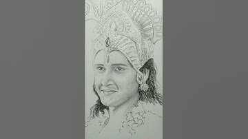 Krishna Drawing || Mahabharat || sourabh Raj Jain. Drawing