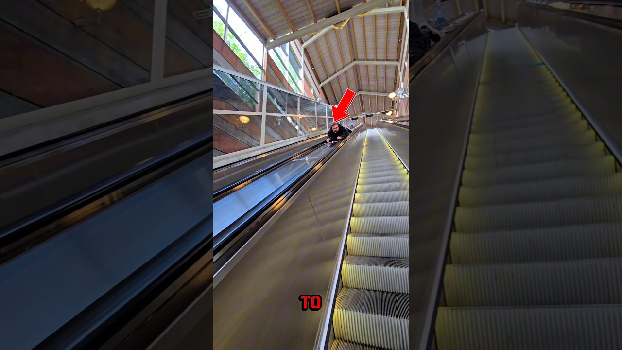 The Genius Secret Behind This Train Station Slide  