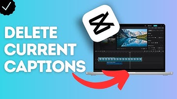 How to delete current captions in CapCut?