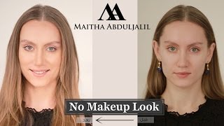 No makeup look - مكياج خفيف لابراز و تحديد الملامح