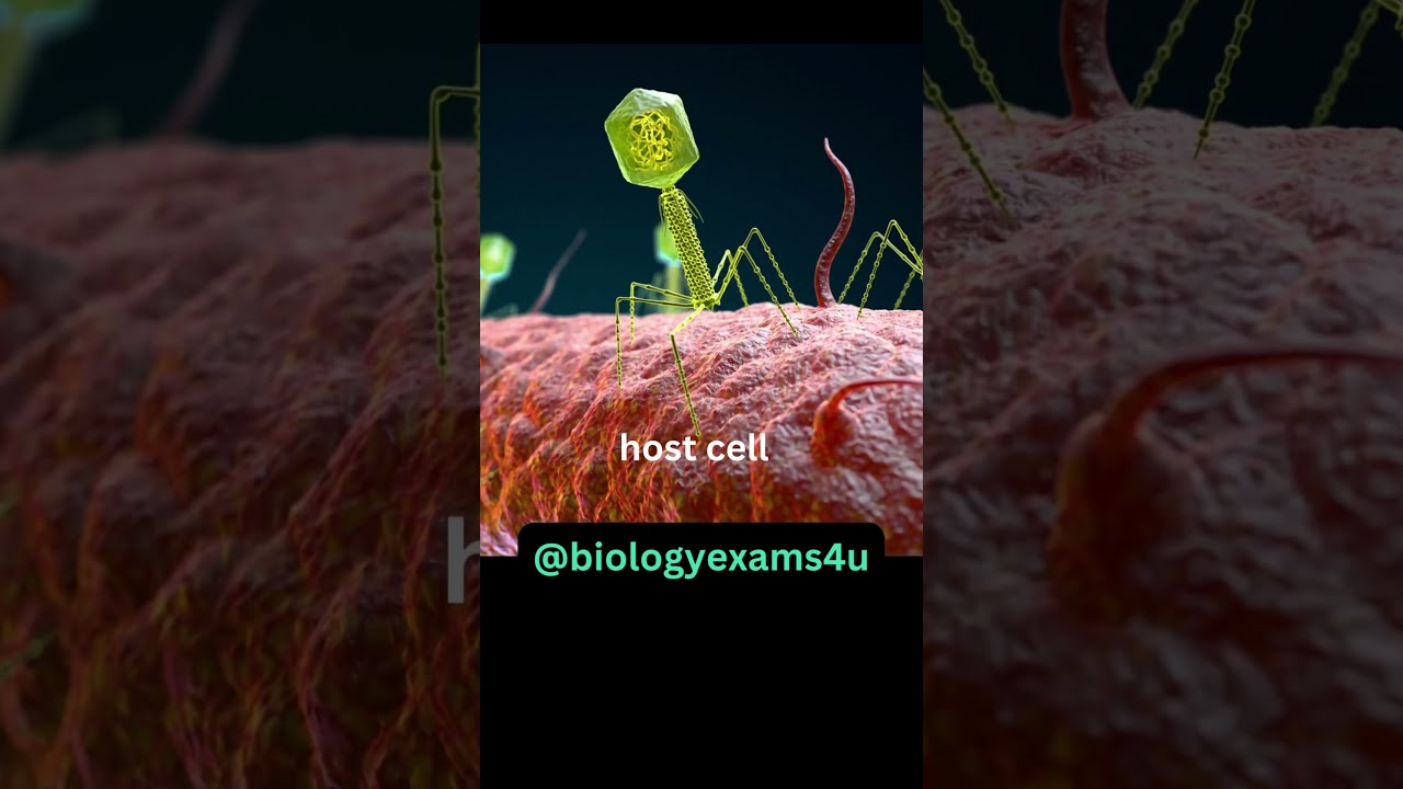 Bacteriophage 3D Animation Structure Of How Infect Bacteria 
