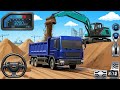 🔴 Ultimate City Road Construction Simulator: Heavy JCB Excavator &amp; Dumper Truck Driving gameplay 