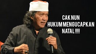 Cak Nun Hukum Mengucapkan Natal | Maiyah |