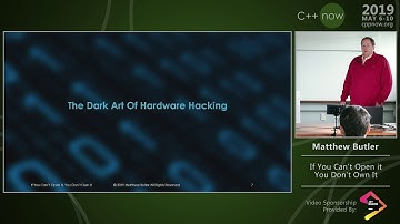 C++Now 2019: Matthew Butler “If You Can