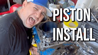 DIY Engine Rebuild: Installing Pistons at Home!