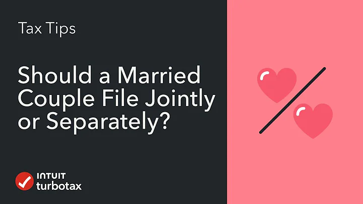 Should a Married Couple File Jointly or Separately? - TurboTax Tax Tip Video