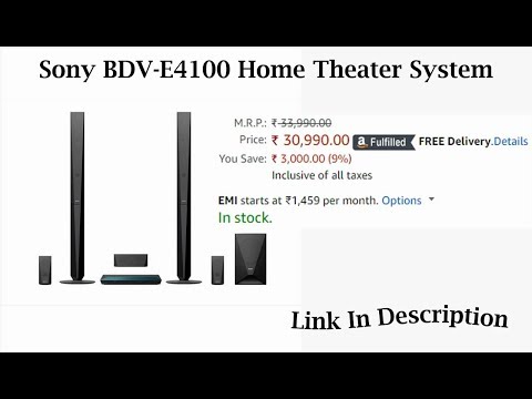 Sony BDV-E4100 Home Theater System | Customer Reviews
