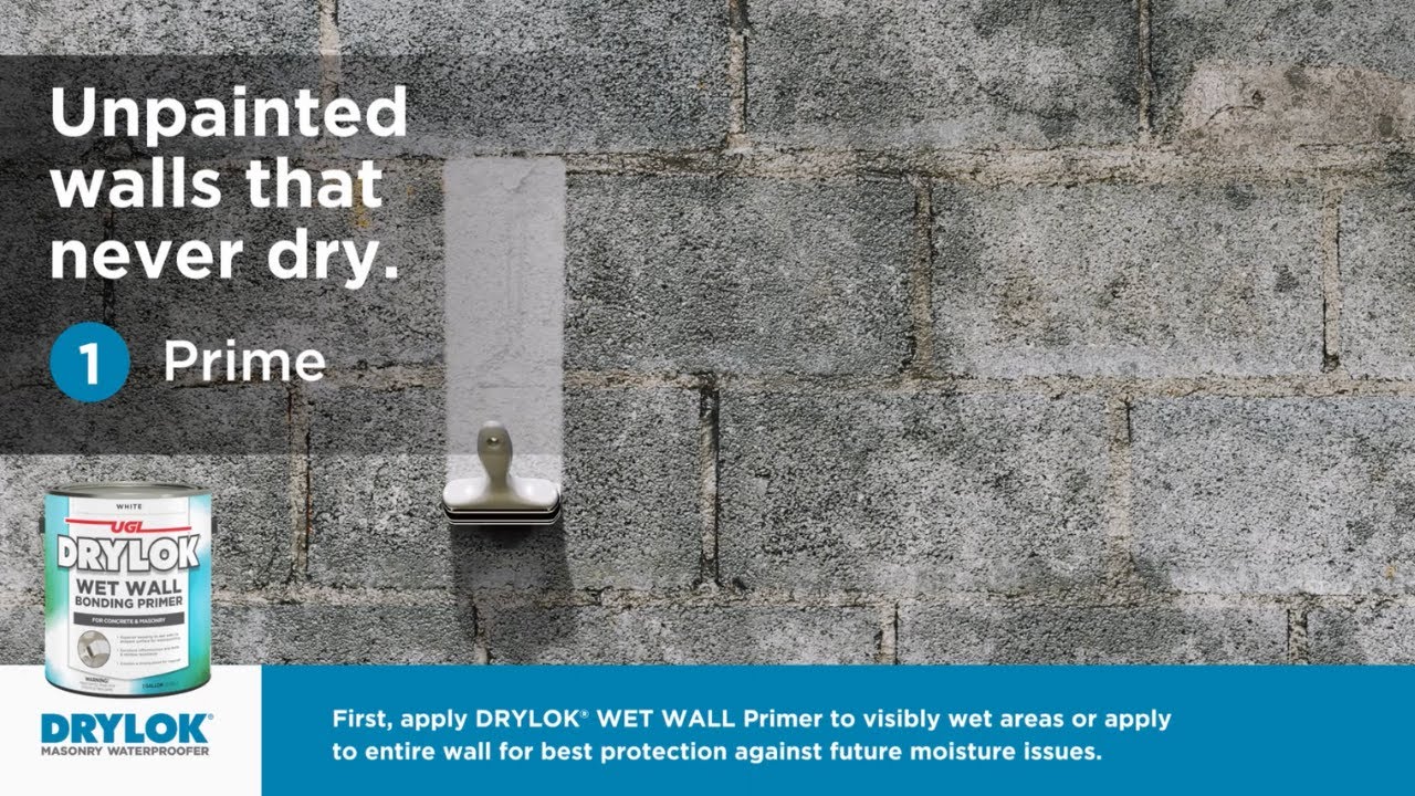 (NEW) DRYLOK® Wet Wall Bonding Primer YouTube