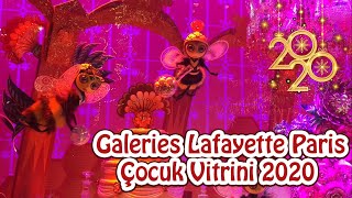 Galeries Lafayette Paris 2019-2020 Çocuklar İçin Vitrin Görseli