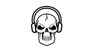 how to create Skull Vector Illustration | Avval Graphics