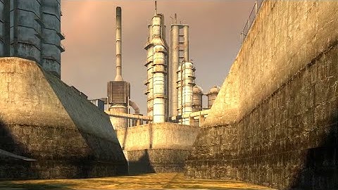 Transport Airboat under Attack of Hunter-Chopper / HalfLife 2 Water Hazard Walkthrough