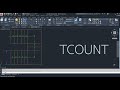 คำสั่ง TCOUNT In AutoCAD การนับแบบกำหนด ทิศทาง