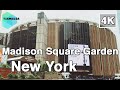 【4K】🇺🇸🗽Walking around Madison Square Garden in New York City🎧, New York, United States