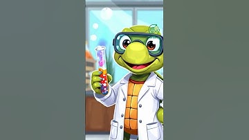 🐢 นักวิทยาศาสตร์เต่า 🔬 #funnyturtle #turtloop #animation #shorts  #loopvideo