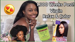 Virgin Relaxer And Color Same Day 2020