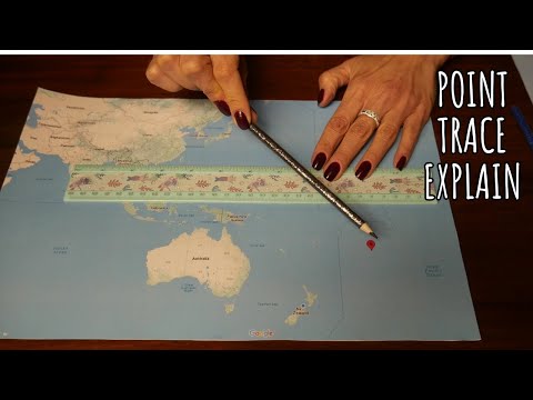 ASMR Point and trace on the map - my recent and upcoming holidays