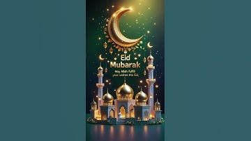 ✨ Eid Mubarak 2025 🌙 |🕌💖Eid Mubarak Wishes Video 2025 |  Happy Eid 2025 WhatsApp Status Animation 🎊