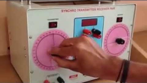 synchro transmitter and receiver pair