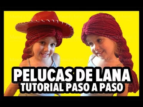 Como Hacer Una Peluca de Lana - paso a paso. Disfráz de Jessie La Vaquerita  de Toy Story - YouTube