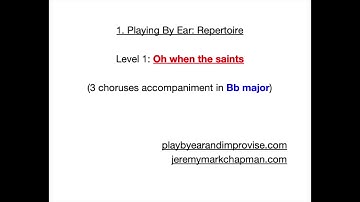 Oh when the saints (Bb major)