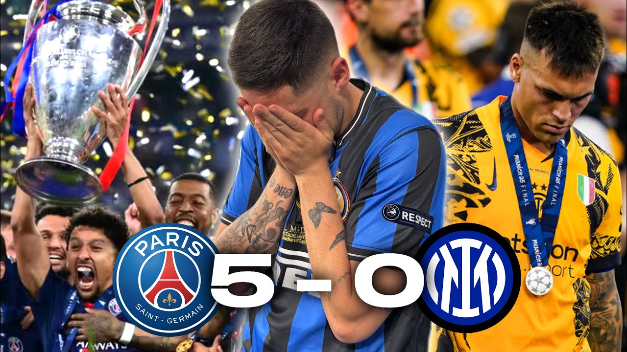 🏆VERGOGNA! PSG 5-0 INTER - Vlog FINALE CHAMPIONS LEAGUE 24/25 a MONACO🇩🇪
