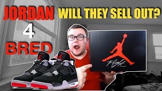 jordan 4 bred resale