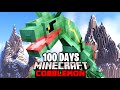 I spent 100 days in legendary pokmon minecraft against my rival duos cobblemon