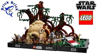 LEGO 75330 Dagobah Jedi Training Diorama - Speed Build Review