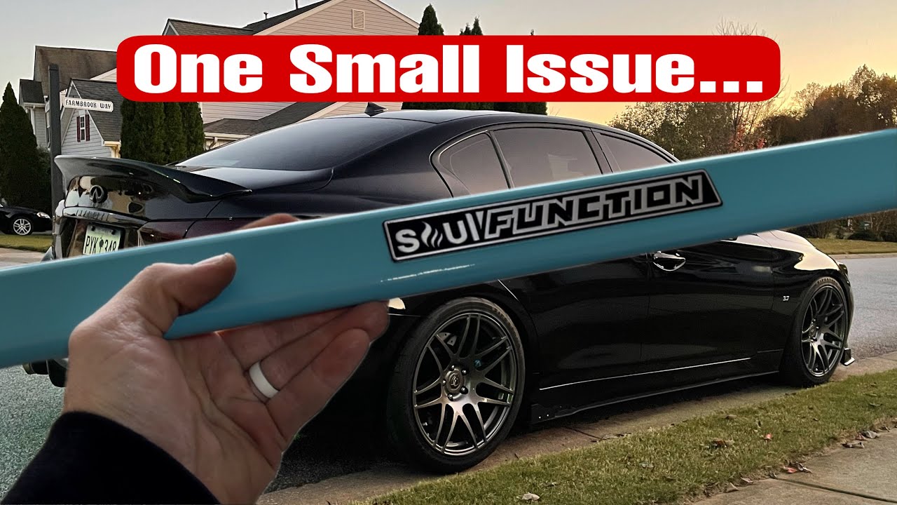 FIRST Q50 Rear Lateral Arm Brace Installation Soul Function YouTube