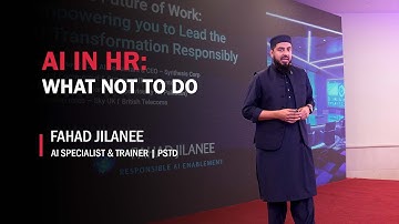 What Not to Do with AI in HR | Fahad Jilanee at CONNEX25