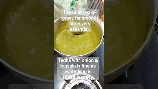 tips for smooth creamy palak paneer in 2 easy steps ytshorts desi recipe .part 2