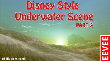 Animated Disney Style Underwater Blender Tutorial Part 2