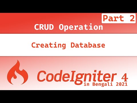 Creating Database (Part 2) | CodeIgniter 4