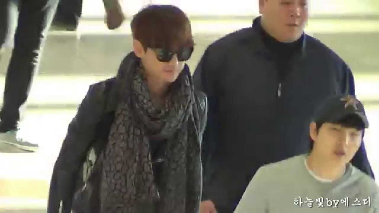 141105 동방신기 TVXQ 최강창민 Changmin 김포공항출국