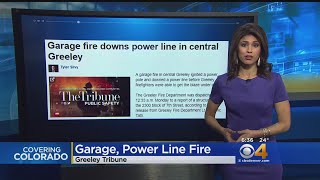 Greeley Firefighters Attack Garage Fire