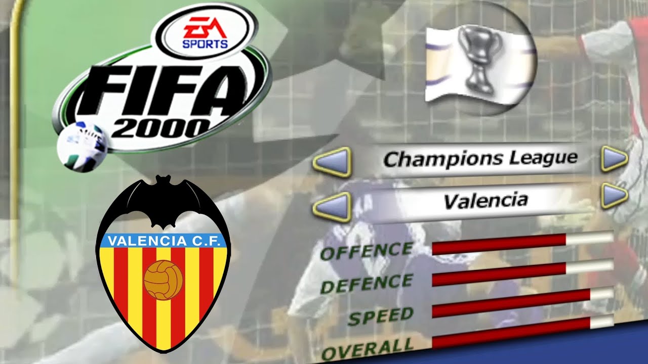 [PC] | FIFA 2000 | VALENCIA | CHAMPIONS LEAGUE/ECC CUP | LONGPLAY | WORLD CLASS DIFFICULTY