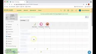 Module 3: Gradebook and Analytics- Lesson 1: Badges