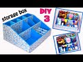 3 diy stylish ideas storage box  ideas organizer from cardboard  crafts